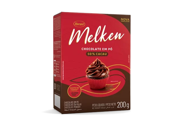 Chocolate em Pó Melken 50% Cacau 200g